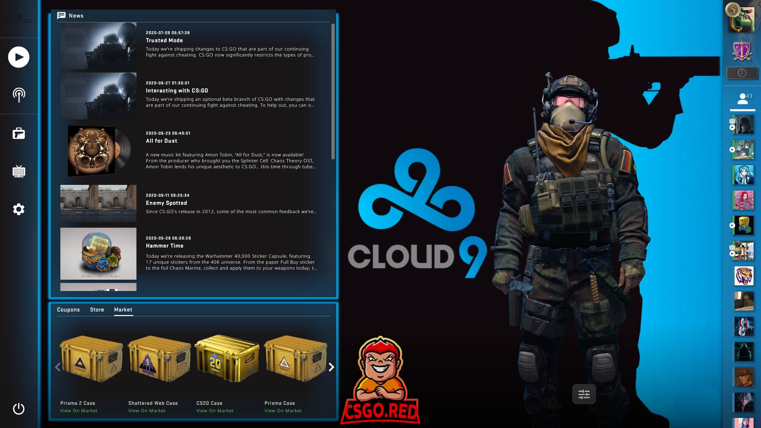 Cloud9 Panorama UI Background