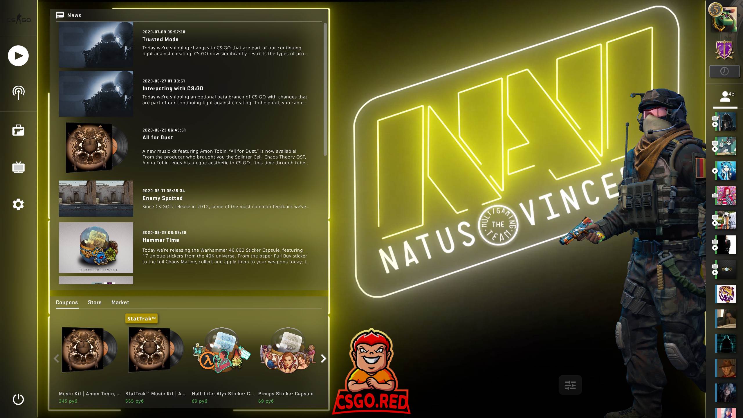 NAVI Animated Panorama UI Background