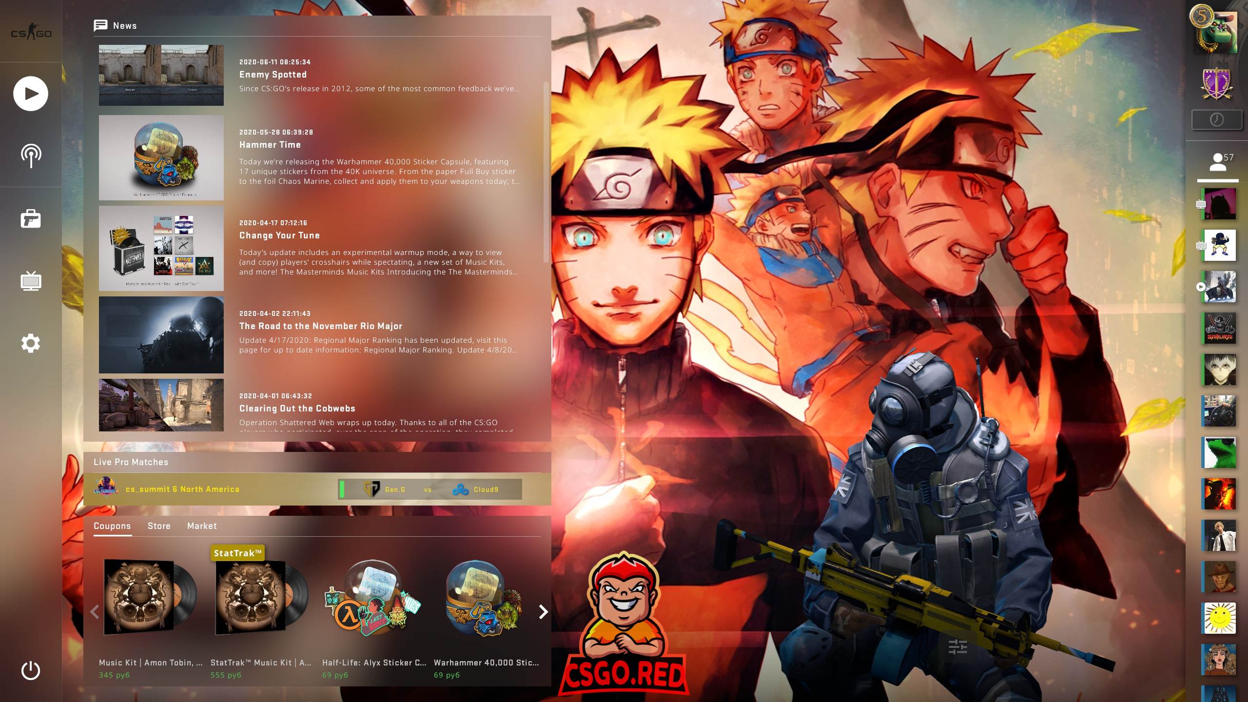 Naruto Uzumaki Static Panorama UI background