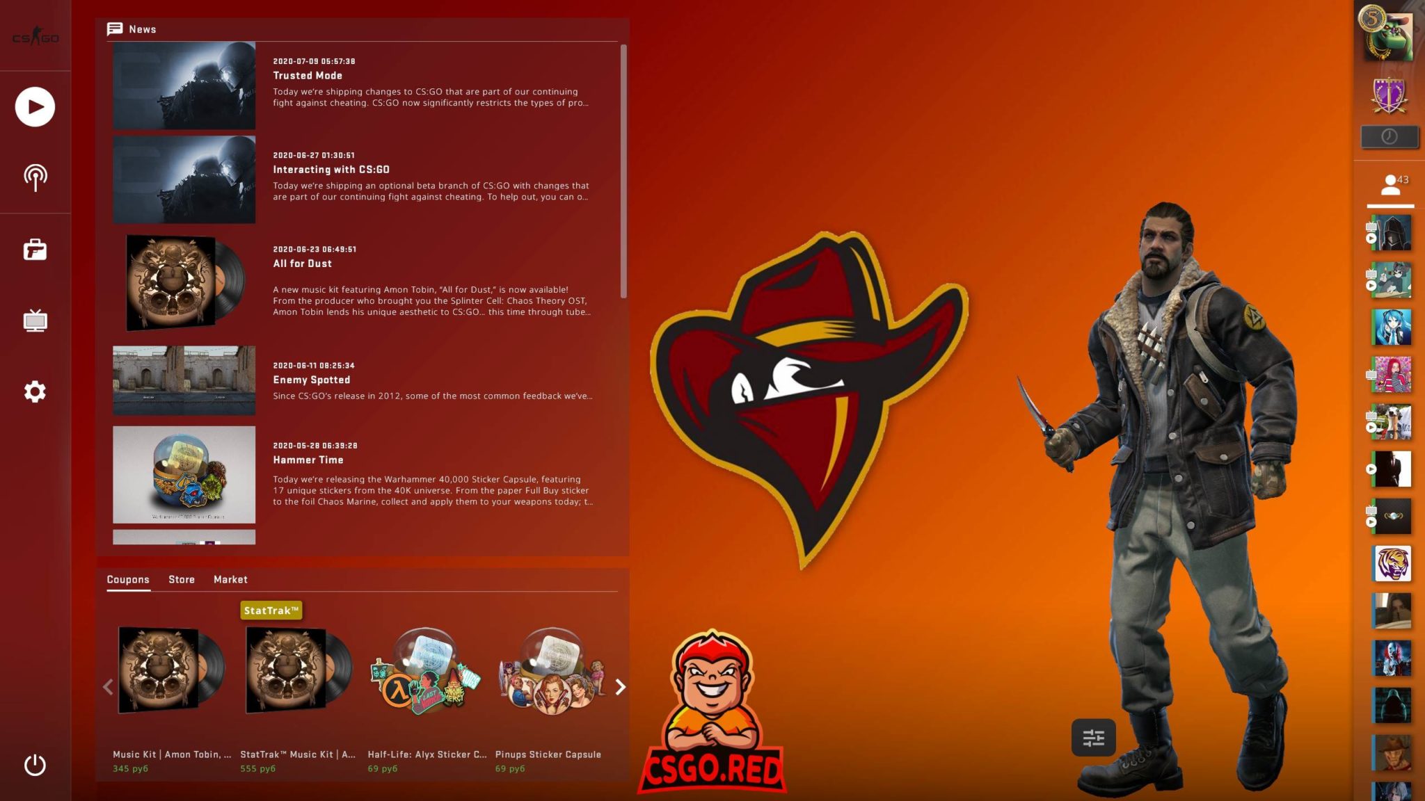 Renegades CSGO Panorama UI Free Download CSGO.RED