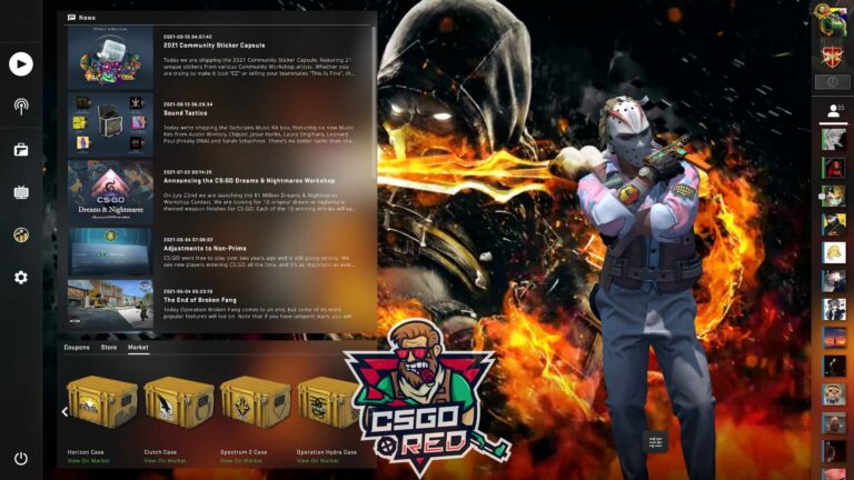 Scorpion from Mortal Combat CSGO Panorama UI Background